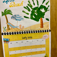 NEW! 2026 Hand Print Activity Calendar - INSTANT DOWNLOAD