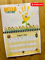 
              NEW! 2026 Hand Print Activity Calendar - INSTANT DOWNLOAD
            