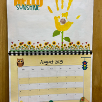 NEW! 2025 Hand Print Activity Calendar - INSTANT DOWNLOAD