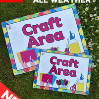 NEW!! Outdoor - Craft - AREA SIGNS!!