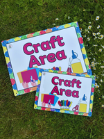 
              NEW!! Outdoor - Craft - AREA SIGNS!!
            