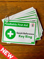 
              NEW - Paediatric First Aid Key Rings
            