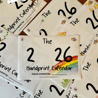 NEW! 2026 Hand Print Activity Calendar - INSTANT DOWNLOAD