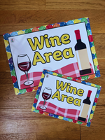 
              NEW!! Outdoor - Wine - AREA SIGNS!!
            