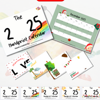 NEW! 2025 Hand Print Activity Calendar - INSTANT DOWNLOAD