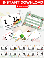 
              NEW! 2026 Hand Print Activity Calendar - INSTANT DOWNLOAD
            