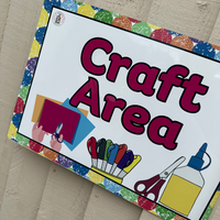 NEW!! Outdoor - Craft - AREA SIGNS!!