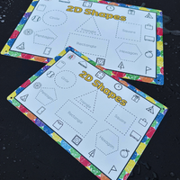 NEW!! Outdoor - 2D SHAPES - Activity Board