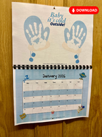 
              NEW! 2026 Hand Print Activity Calendar - INSTANT DOWNLOAD
            