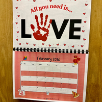 NEW! 2026 Hand Print Activity Calendar - INSTANT DOWNLOAD