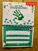 
              NEW! 2026 Hand Print Activity Calendar - INSTANT DOWNLOAD
            