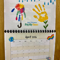 NEW! 2026 Hand Print Activity Calendar - INSTANT DOWNLOAD