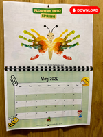 
              NEW! 2026 Hand Print Activity Calendar - INSTANT DOWNLOAD
            