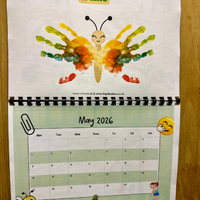 NEW! 2026 Hand Print Activity Calendar - INSTANT DOWNLOAD